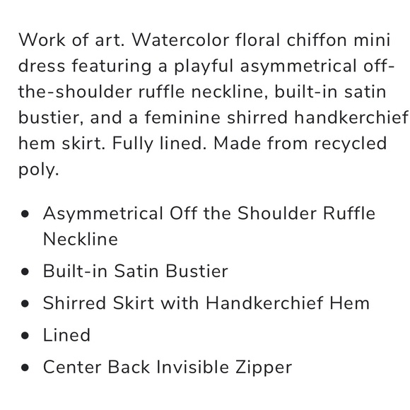 For Love & Lemons Sofia Mini Dress - Picture 7 of 7